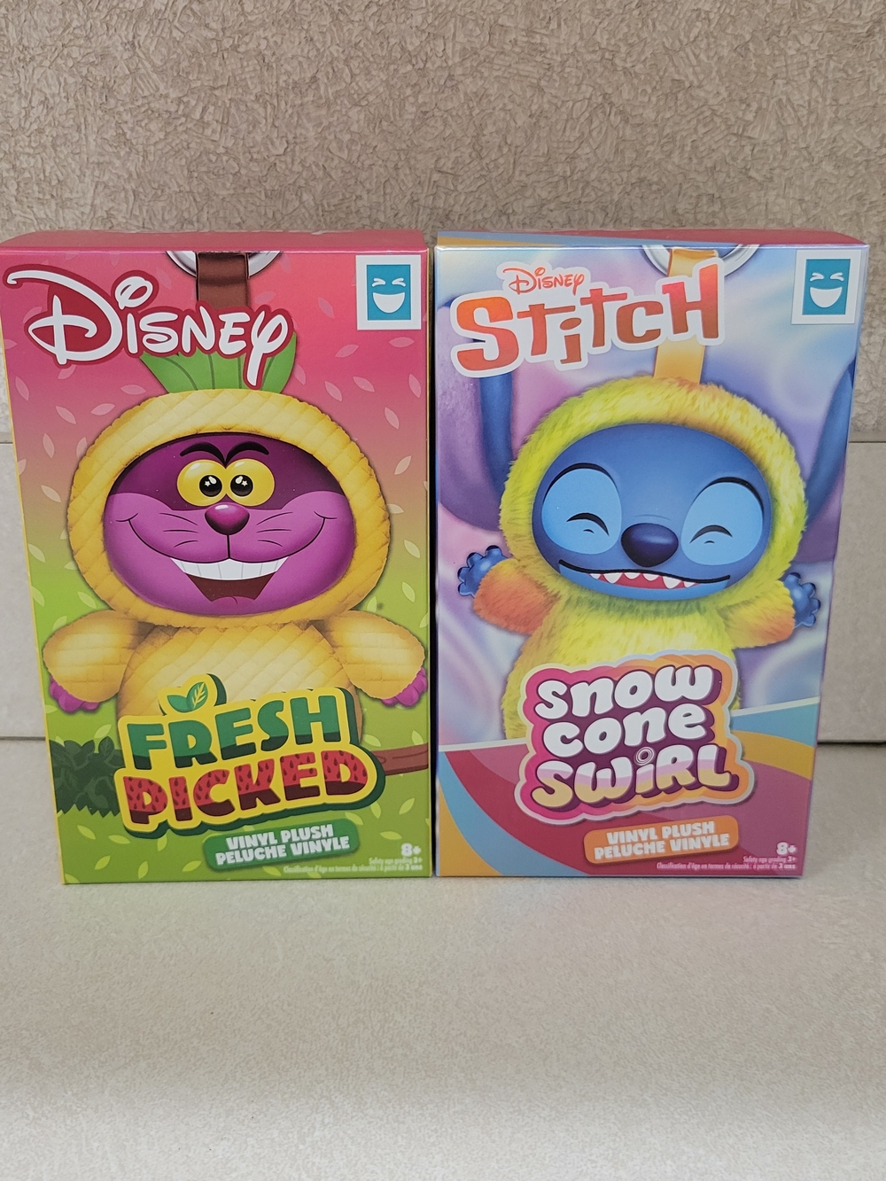 Disney Stitch Snow Cone Swirl Plush and Disney Fresh Picked Plush